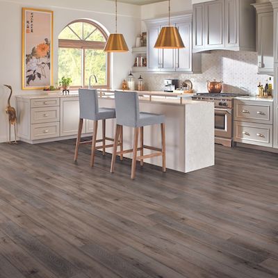 luxury vinyl plank flooring in a charming mentor oh kitchen